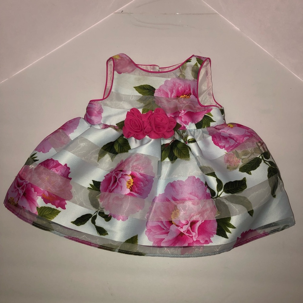 Floral dress, size NB